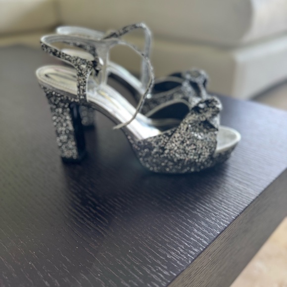 Kate Spade ♠️ MIYA WOMENS GLITTERLEATHER HEELS Size 5.5 - Picture 5 of 8